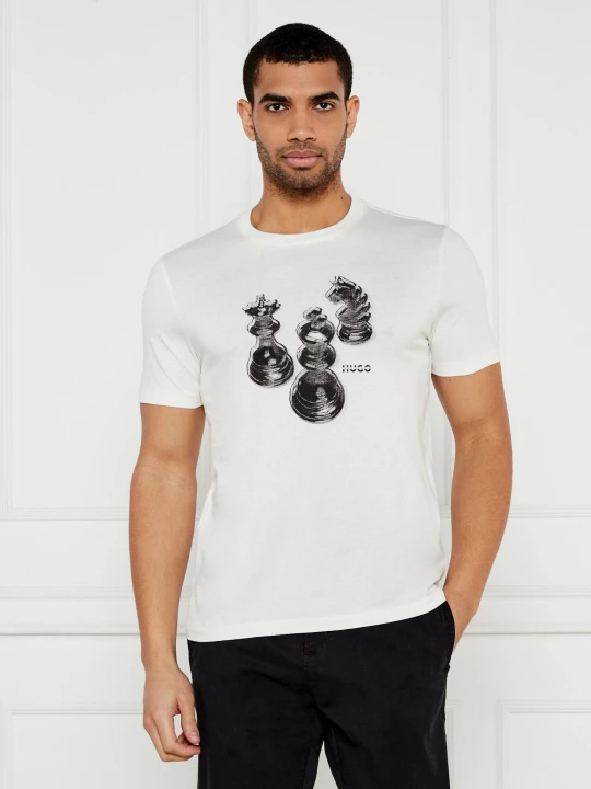 Zdjęcie produktu HUGO T-shirt Dischach | Regular Fit biały