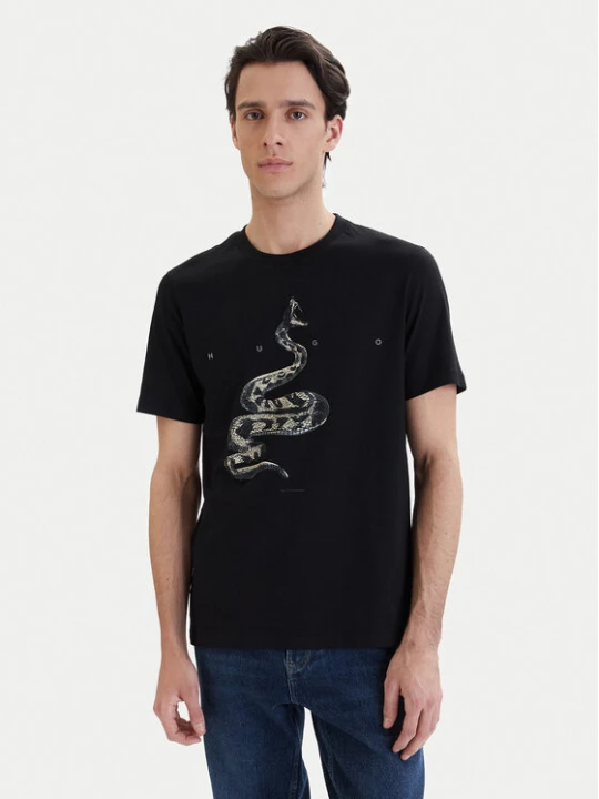 Zdjęcie produktu HUGO T-Shirt Discorb 50557672 Czarny Regular Fit