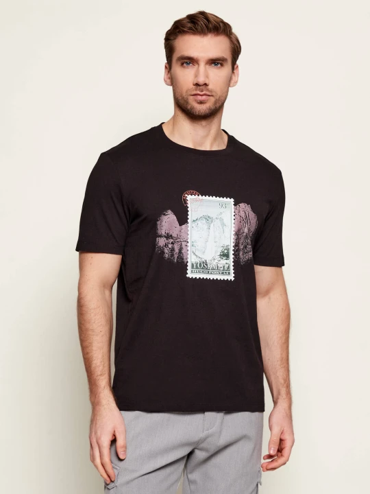 Zdjęcie produktu HUGO T-shirt Divalis | Regular Fit czarny
