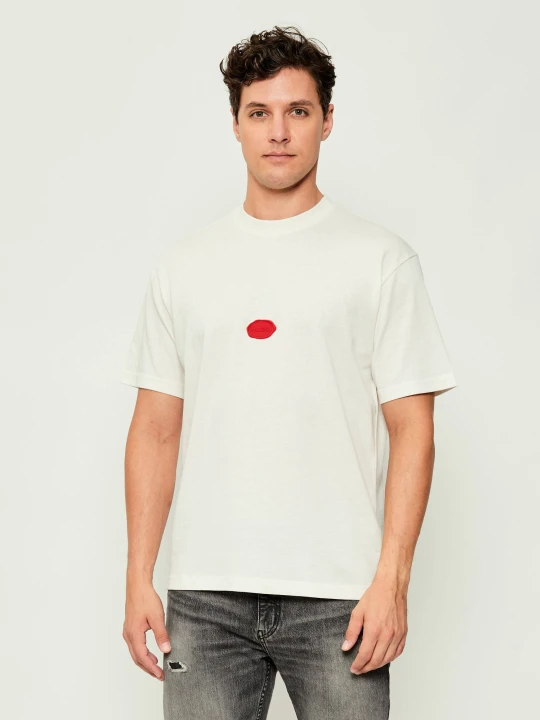 Zdjęcie produktu HUGO T-shirt Divis | Loose fit ecru