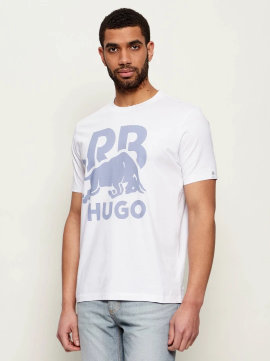 Zdjęcie produktu HUGO T-shirt Dlix | Hugo x Racing Bulls | Regular Fit biały
