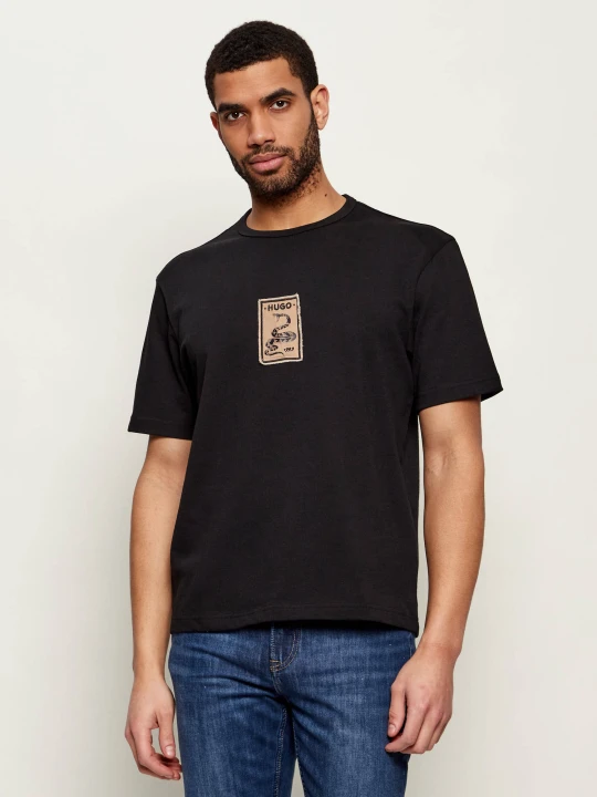 Zdjęcie produktu HUGO T-shirt Dobul | Relaxed fit czarny