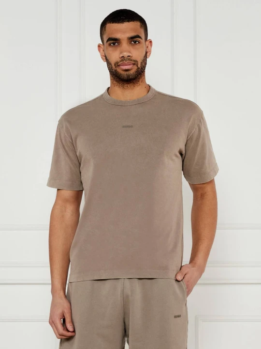 Zdjęcie produktu HUGO T-shirt Docku | Relaxed fit brązowy