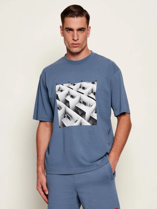 Zdjęcie produktu HUGO T-shirt Dodger | Relaxed fit niebieski