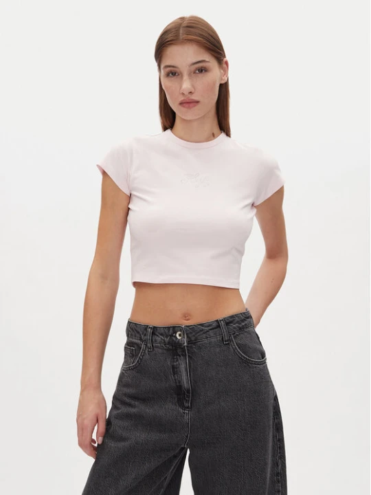 Zdjęcie produktu HUGO T-Shirt Dome_B 50537247 Różowy jasny Cropped Fit