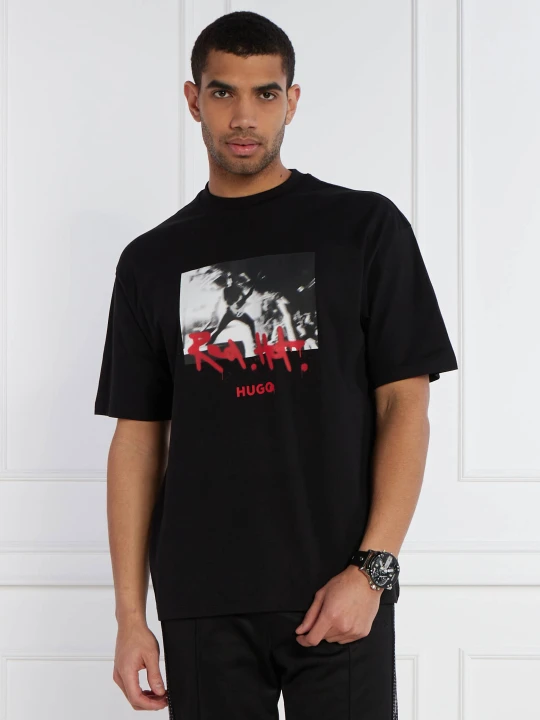 Zdjęcie produktu HUGO T-shirt Domenade | Oversize fit czarny