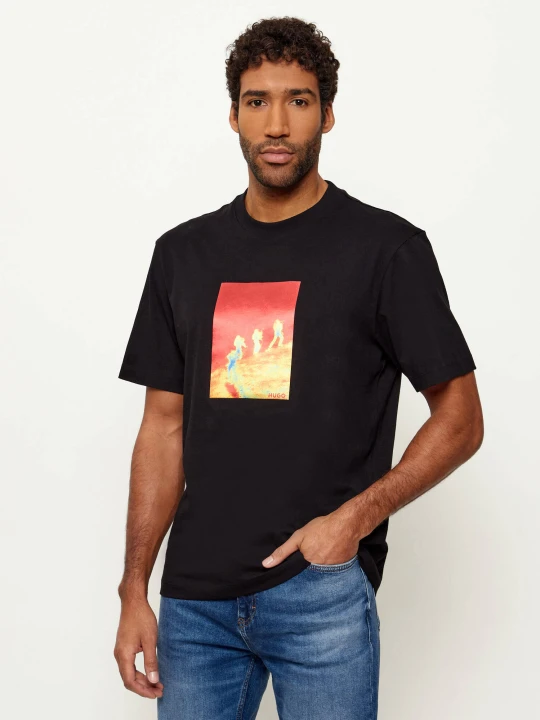 Zdjęcie produktu HUGO T-shirt Doreston | Regular Fit czarny