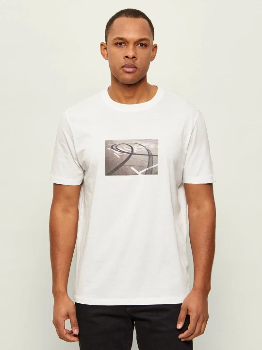 Zdjęcie produktu HUGO T-shirt Dostino | Regular Fit biały