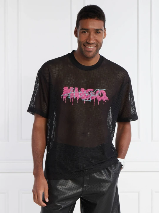 Zdjęcie produktu HUGO T-shirt dstaros | Oversize fit czarny