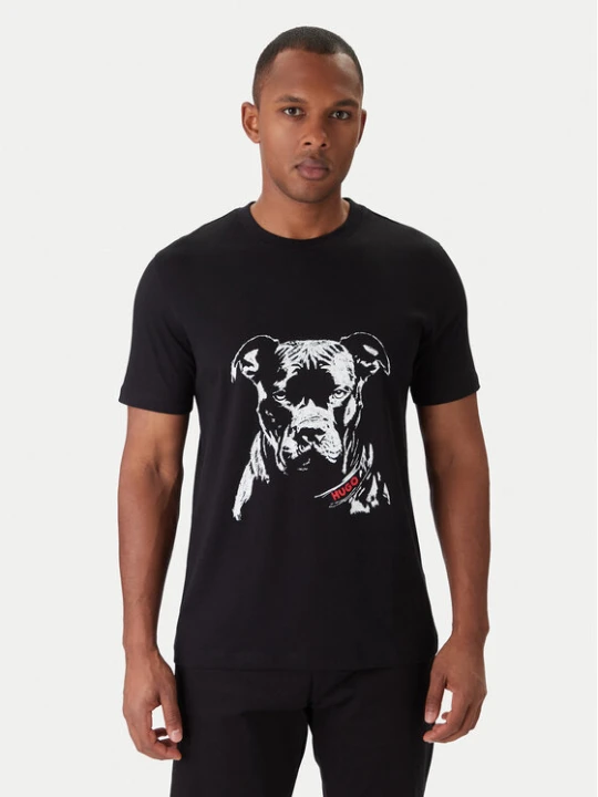 Zdjęcie produktu HUGO T-Shirt Dubrox 50553779 Czarny Regular Fit