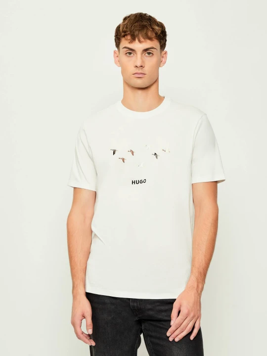 Zdjęcie produktu HUGO T-shirt Dugolini | Regular Fit ecru