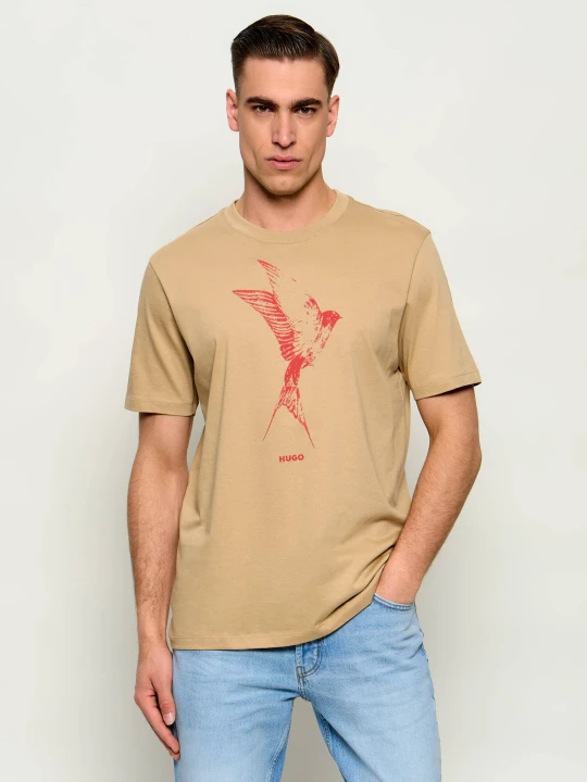 Zdjęcie produktu HUGO T-shirt Duhorse | Regular Fit beżowy