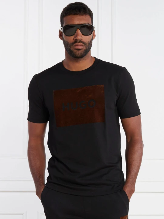Zdjęcie produktu HUGO T-shirt Dulive | Regular Fit czarny
