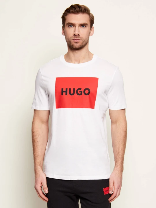 Zdjęcie produktu HUGO T-shirt Dulive222 | Regular Fit biały