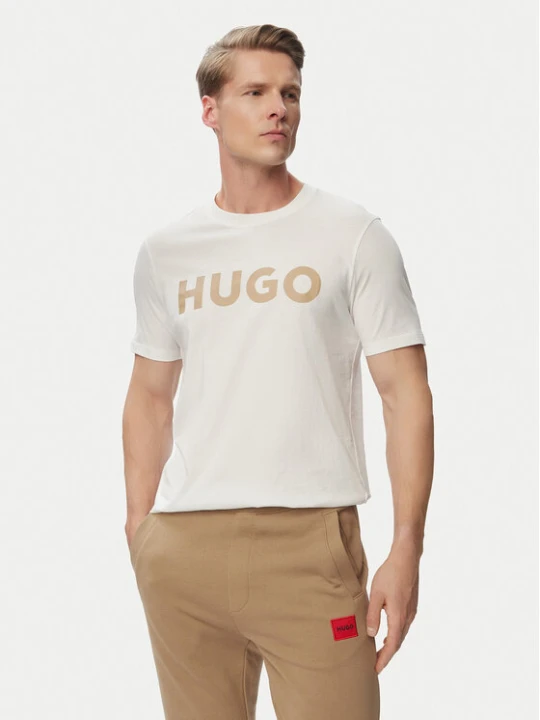 Zdjęcie produktu HUGO T-Shirt Dulivio 50467556 Biały Regular Fit