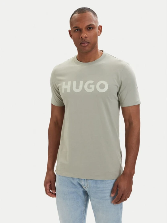 Zdjęcie produktu HUGO T-Shirt Dulivio 50467556 Zielony jasny Regular Fit