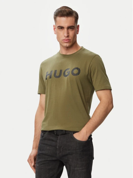 Zdjęcie produktu HUGO T-Shirt Dulivio 50467556 Zielony Regular Fit
