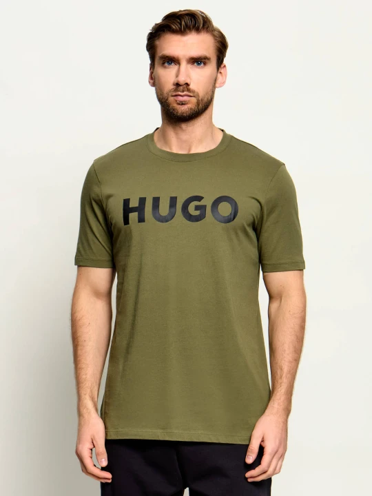 Zdjęcie produktu HUGO T-shirt Dulivio | Regular Fit oliwkowy