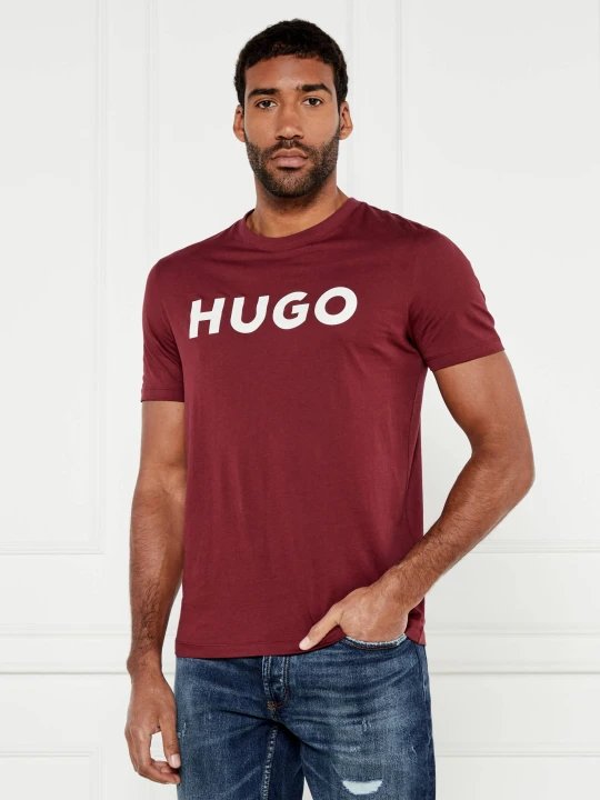 Zdjęcie produktu HUGO T-shirt Dulivio | Regular Fit bordowy