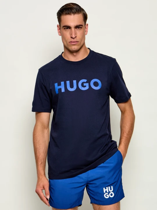 Zdjęcie produktu HUGO T-shirt Dulivio | Regular Fit granatowy
