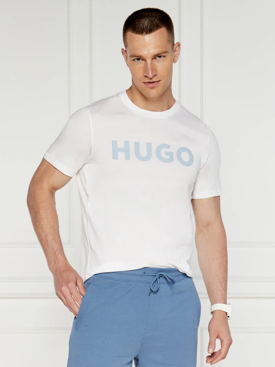 Zdjęcie produktu HUGO T-shirt Dulivio_U242 | Regular Fit biały