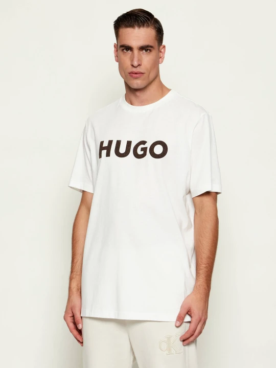 Zdjęcie produktu HUGO T-shirt Dulivio_U253 | Regular Fit biały