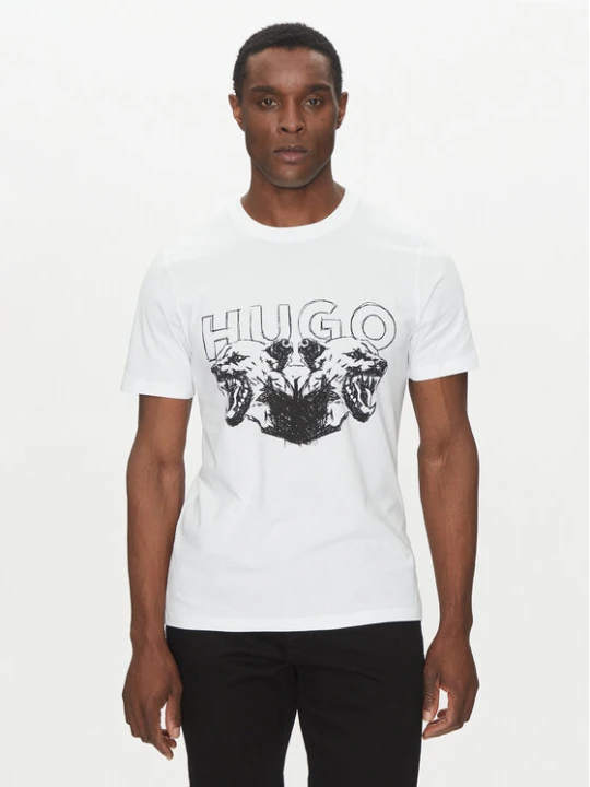 Zdjęcie produktu HUGO T-Shirt Durro 50538257 Biały Regular Fit