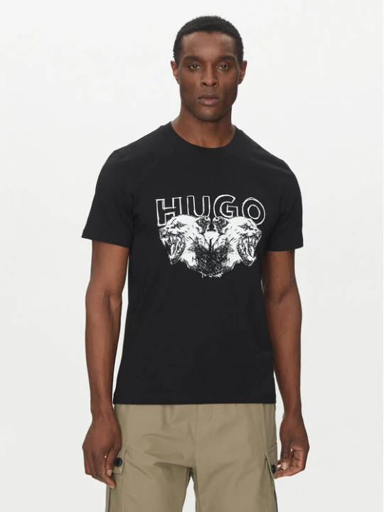 Zdjęcie produktu HUGO T-Shirt Durro 50538257 Czarny Regular Fit