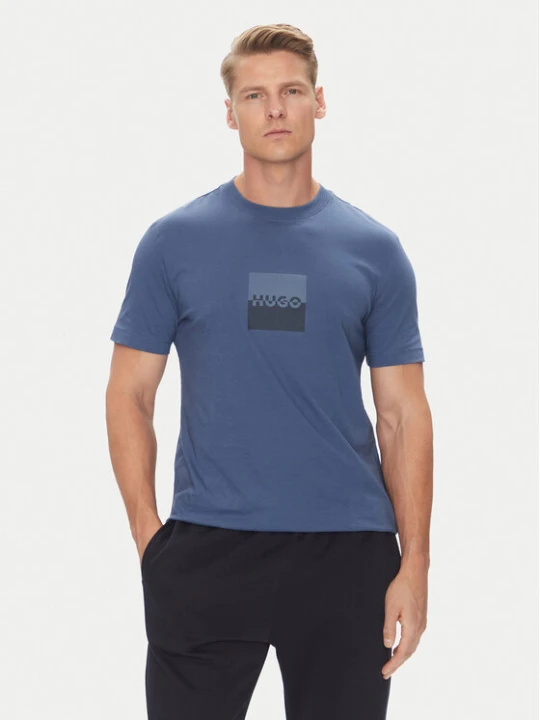 Zdjęcie produktu HUGO T-Shirt Dusplit 50542784 Granatowy Regular Fit