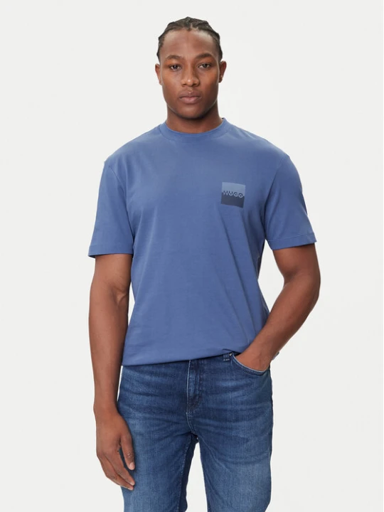 Zdjęcie produktu HUGO T-Shirt Dusplito 50542816 Niebieski Relaxed Fit