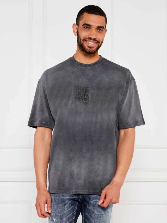 Zdjęcie produktu HUGO T-shirt Dutye | Relaxed fit szary
