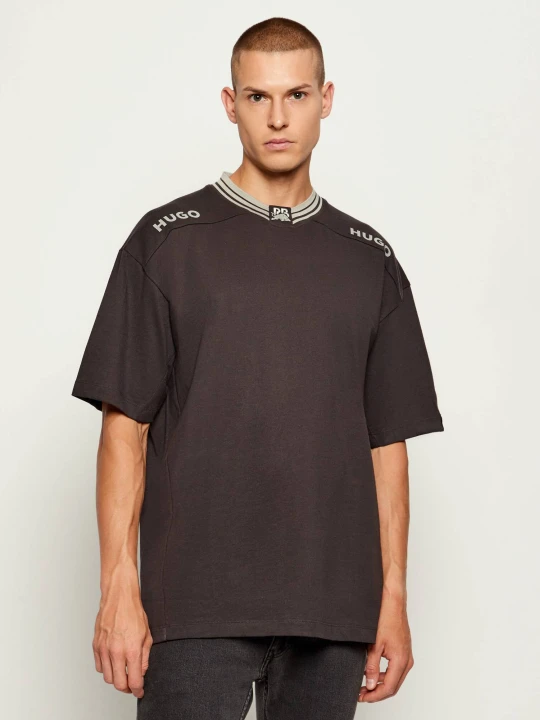 Zdjęcie produktu HUGO T-shirt Dydall_RB | Hugo X Red Bull | Oversize fit szary
