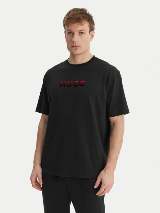 Zdjęcie produktu HUGO T-Shirt Gradient 50556667 Czarny Regular Fit