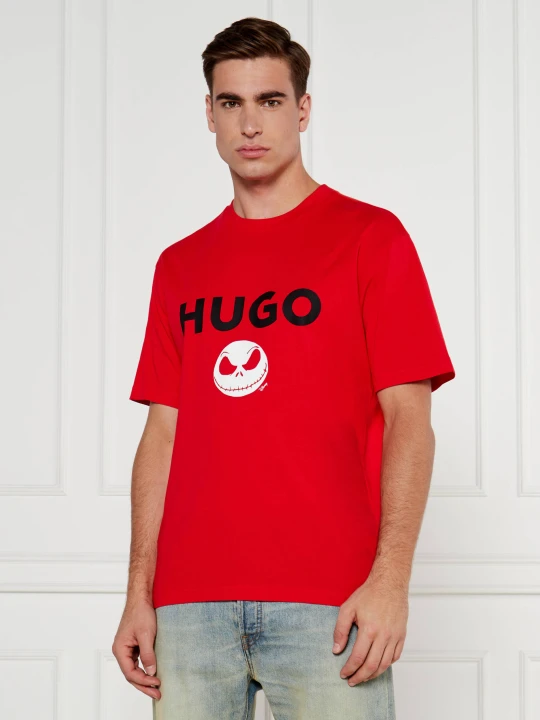 Zdjęcie produktu HUGO T-shirt Dightmare_NBC | Hugo x Disney | Regular Fit czerwony