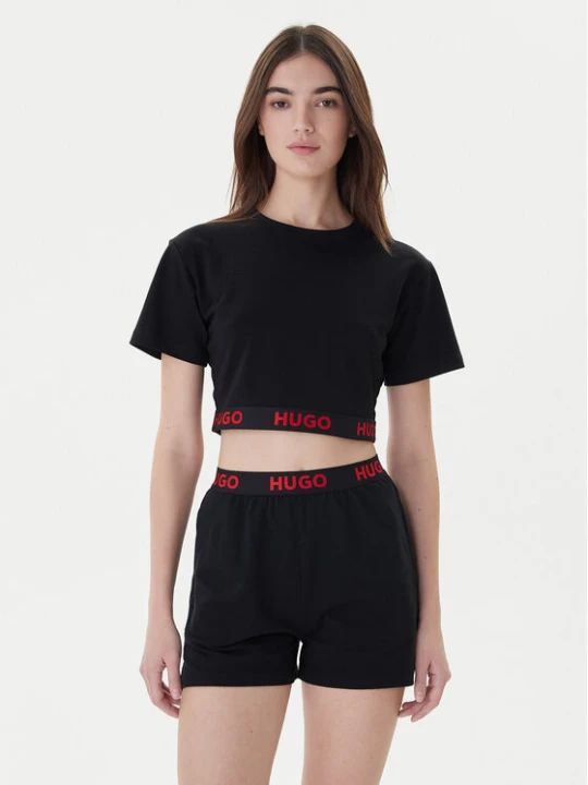 Zdjęcie produktu Hugo T-Shirt Logo 50520497 Czarny Relaxed Fit