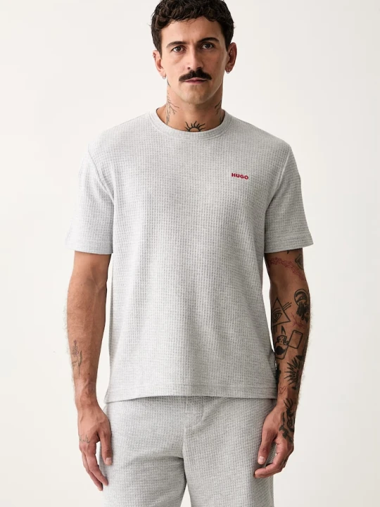 Zdjęcie produktu HUGO T-shirt lounge męski z bawełną Austin T-Shirt szary