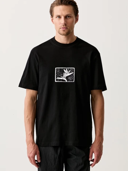 Zdjęcie produktu HUGO T-shirt męski bawełniany Darise czarny