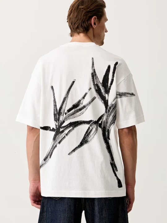 Zdjęcie produktu HUGO T-shirt męski bawełniany Dariso beżowy