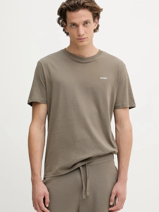 Zdjęcie produktu HUGO T-shirt męski bawełniany Dero222 zielony