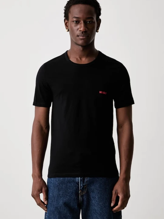 Zdjęcie produktu HUGO t-shirt męski bawełniany T-SHIRT RN TRIPLET P 3-pack szary