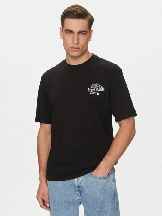 Zdjęcie produktu HUGO T-Shirt Natopu 50536104 Czarny Regular Fit