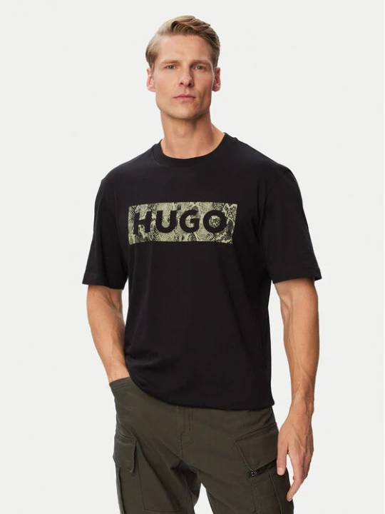 Zdjęcie produktu HUGO T-Shirt Nerpient 50566041 Czarny Regular Fit
