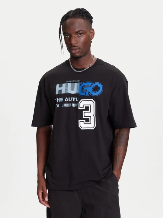 Zdjęcie produktu HUGO T-Shirt Nesite 50544168 Czarny Loose Fit