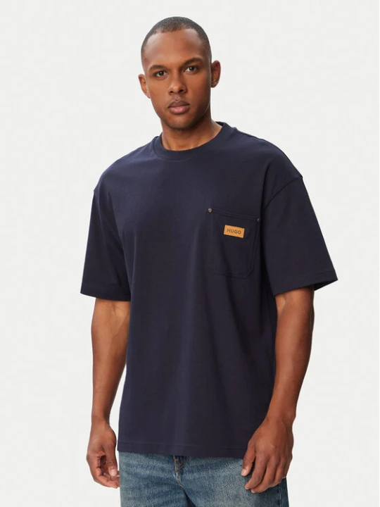 Zdjęcie produktu HUGO T-Shirt Nevado 50564045 Granatowy Loose Fit