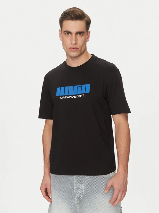 Zdjęcie produktu HUGO T-Shirt Newromi 50542934 Czarny Regular Fit