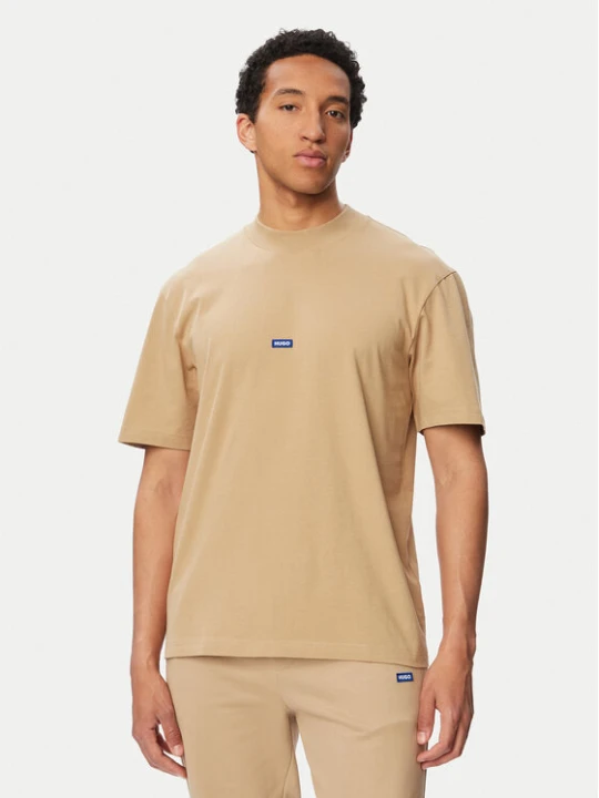 Zdjęcie produktu Hugo T-Shirt Nieros 50509991 Beżowy Regular Fit