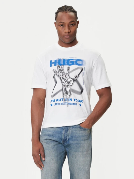 Zdjęcie produktu HUGO T-Shirt Nopix 50543494 Biały Regular Fit
