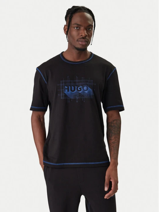 Zdjęcie produktu HUGO T-Shirt Nothal 50553498 Czarny Regular Fit