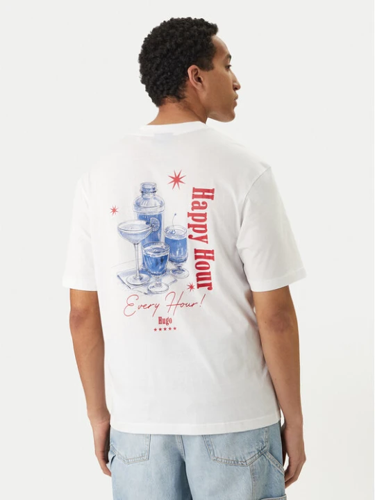 Zdjęcie produktu HUGO T-Shirt Nucavo 50560040 Biały Regular Fit
