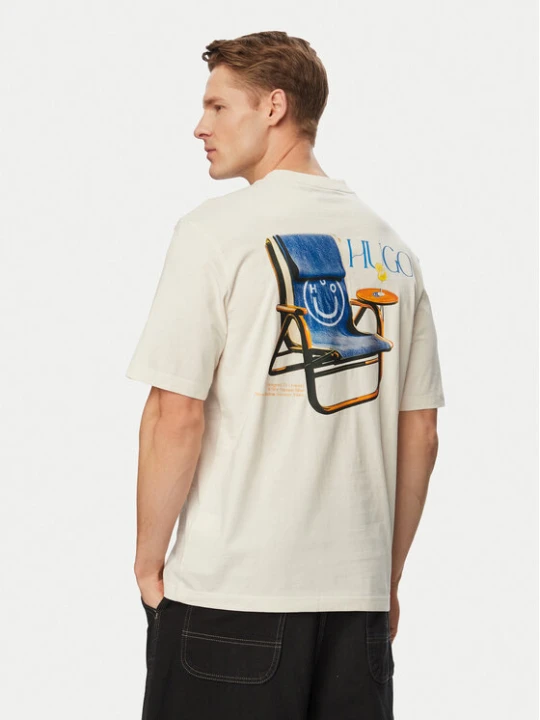 Zdjęcie produktu HUGO T-Shirt Nulaxo 50560093 Biały Regular Fit